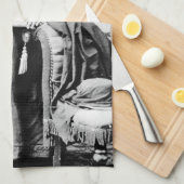 ハリエットチューブマン指揮者アンダーグラウンド鉄道 キッチンタオル (四つ折り)