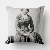 ハリエットチューブマン指揮者アンダーグラウンド鉄道 クッション (正面)