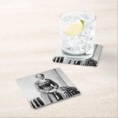 ハリエットチューブマン指揮者アンダーグラウンド鉄道 スクエアペーパーコースター (インサイチュ)