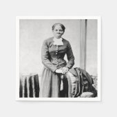 ハリエットチューブマン指揮者アンダーグラウンド鉄道 スタンダードカクテルナプキン (正面)