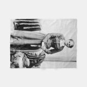 ハリエットチューブマン指揮者アンダーグラウンド鉄道 フリースブランケット (正面(横))