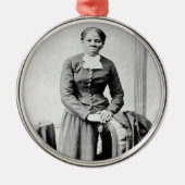 ハリエットチューブマン指揮者アンダーグラウンド鉄道 メタルオーナメント (正面)