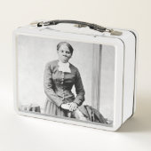 ハリエットチューブマン指揮者アンダーグラウンド鉄道 メタルランチボックス (裏面)