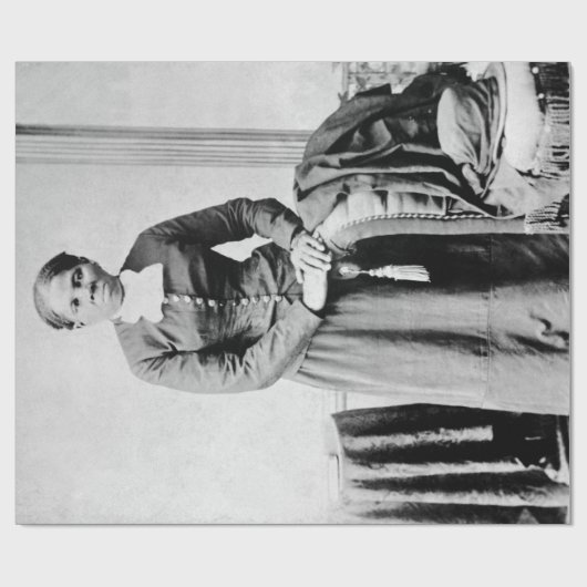 ハリエットチューブマン指揮者アンダーグラウンド鉄道 ラッピングペーパー (フラット)