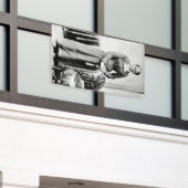 ハリエットチューブマン指揮者アンダーグラウンド鉄道 横断幕 (ビルの外側)