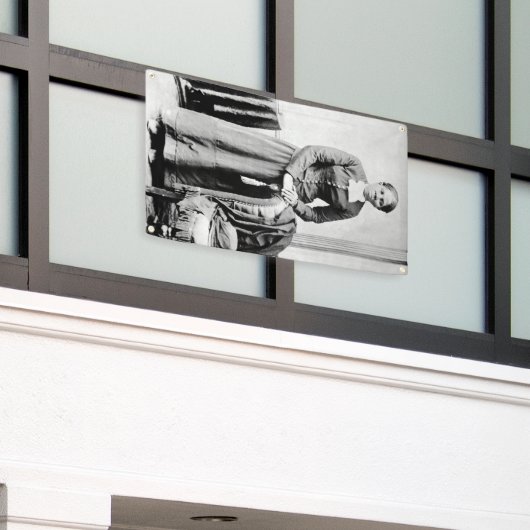 ハリエットチューブマン指揮者アンダーグラウンド鉄道 横断幕 (ビルの外側)