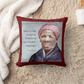 ハリエットトゥープマン&引用文 クッション (ブランケット)