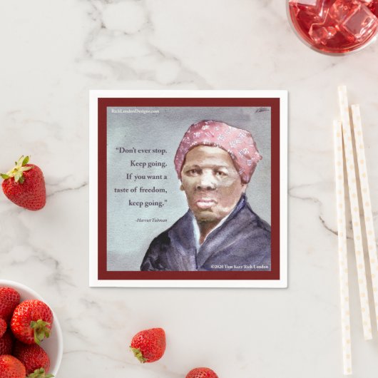 ハリエットトゥープマン&引用文 スタンダードカクテルナプキン (インサイチュ)