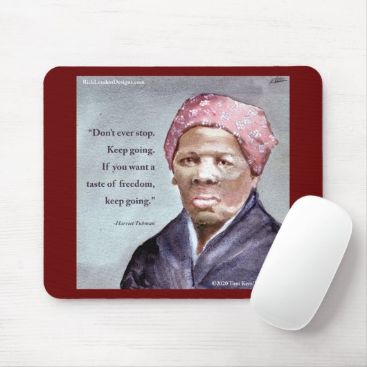 ハリエットトゥープマン&引用文 マウスパッド (マウス)