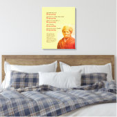 ハリエット保タップマン引用文 キャンバスプリント (インサイチュ (寝室))