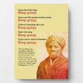 ハリエット保タップマン引用文 フォトプラーク (正面)