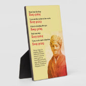 ハリエット保タップマン引用文 フォトプラーク (側面)