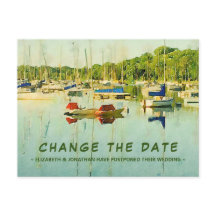 ハリエット湖はがきに帆船の日付を変更する