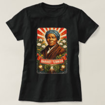 ハリエット・タブマン ポートレート Tシャツ ブラックヒストリー アート