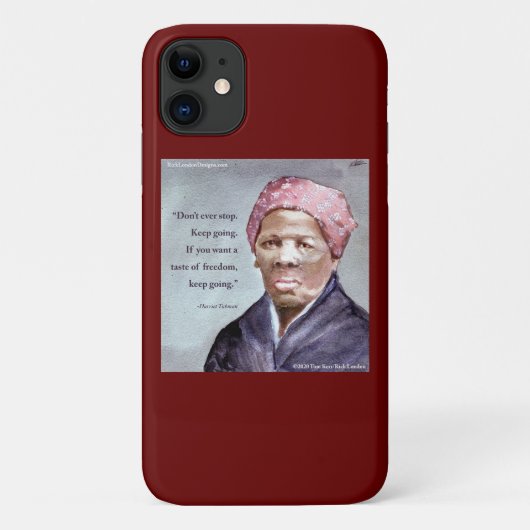 ハリエット・タブマン 引用句 Case-Mate iPhoneケース (裏面)