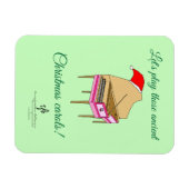 ハリエット・ハープシコード・クリスマスキャロル マグネット (横)