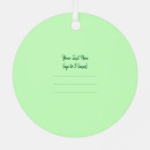 ハリエット・ハープシコード・クリスマスキャロル メタルオーナメント (裏面)