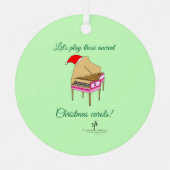 ハリエット・ハープシコード・クリスマスキャロル メタルオーナメント (正面)