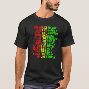 ハリエット・ブラックの歴史のようなマーティンリードのような夢 Tシャツ