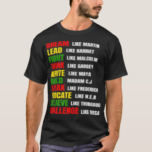 ハリエット・ブラックの歴史のようなマーティンリードのような夢 Tシャツ