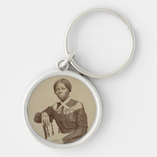 ハリエットTubmanのポートレート  1868-69年 キーホルダー