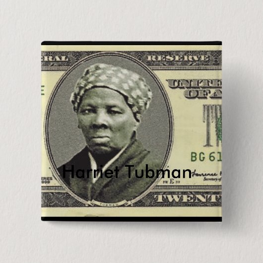 ハリエットTubman 缶バッジ (正面)