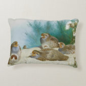 ハリエニシダとゴマとアザミ アクセントクッション (裏面)