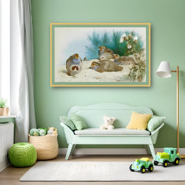 ハリエニシダとゴマとアザミ ポスター