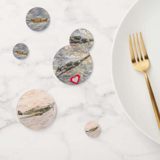 ハリケーンおよびスピットファイアテーブル紙吹雪 コンフェッティ (グループ)