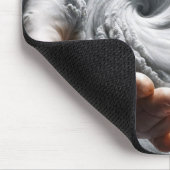 ハリケーンでフロリダを保持する神の手 マウスパッド (コーナー)