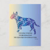 ハリケーンとタイガーのような存在である ポストカード (正面)