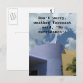 ハリケーンなし ポストカード (正面/裏面)