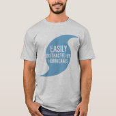 ハリケーンによって容易に混乱させて Tシャツ (正面)