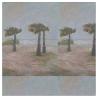 ハリケーンのやし ファブリック