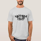 ハリケーンのレリーフ、浮き彫りのTシャツ Tシャツ (正面)