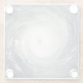 ハリケーンの目 ガラスコースター (裏面)