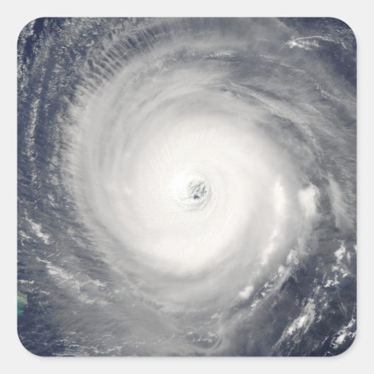 ハリケーンの目 スクエアシール (正面)
