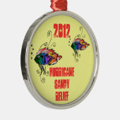 ハリケーンの砂レリーフ、浮き彫りのオーナメント2012年 メタルオーナメント (右)