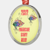 ハリケーンの砂レリーフ、浮き彫りのオーナメント2012年 メタルオーナメント (左)