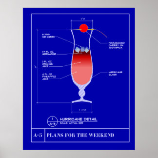 ハリケーンの青写真 ポスター