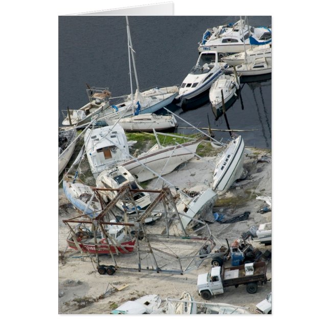 ハリケーンのCharleyの余波、威厳があるな2004年 (正面)