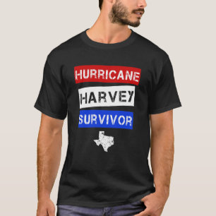 ハリケーンのHarveyの生存者メンズテキサス州のワイシャツ Tシャツ