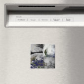 ハリケーンサンディの衛星コラージビュー マグネット (インサイチュ (食洗機))