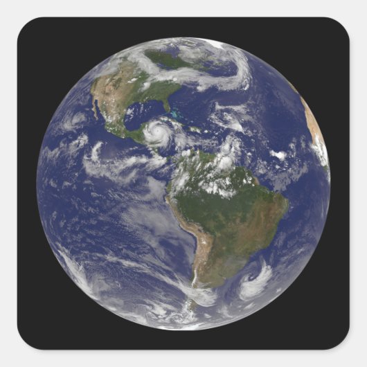 ハリケーンディーンがユカタン半島に接近 スクエアシール (正面)