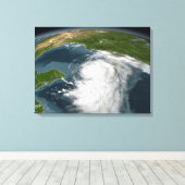 ハリケーンデニス3 キャンバスプリント (インサイチュ (ウッドフロア))