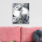 ハリケーンフェリシアとHawの東ストームエンリケ キャンバスプリント (インサイチュ (リビング))