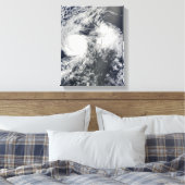 ハリケーンフェリシアとHawの東ストームエンリケ キャンバスプリント (インサイチュ (寝室))