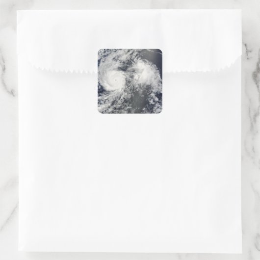 ハリケーンフェリシアとHawの東ストームエンリケ スクエアシール (バッグ)