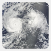 ハリケーンフェリシアとHawの東ストームエンリケ スクエアシール (正面)