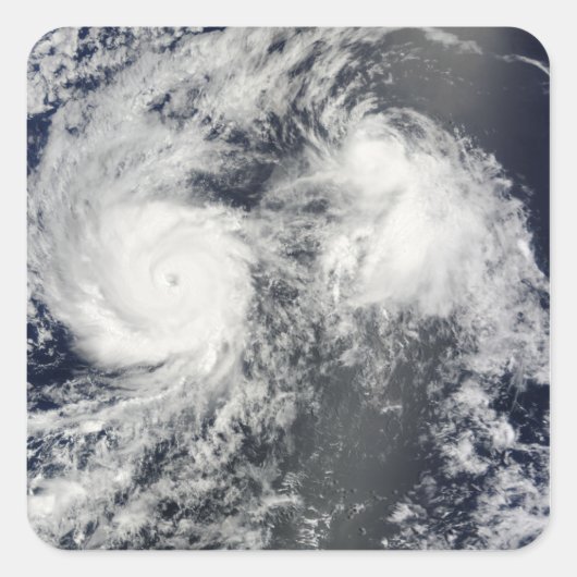 ハリケーンフェリシアとHawの東ストームエンリケ スクエアシール (正面)